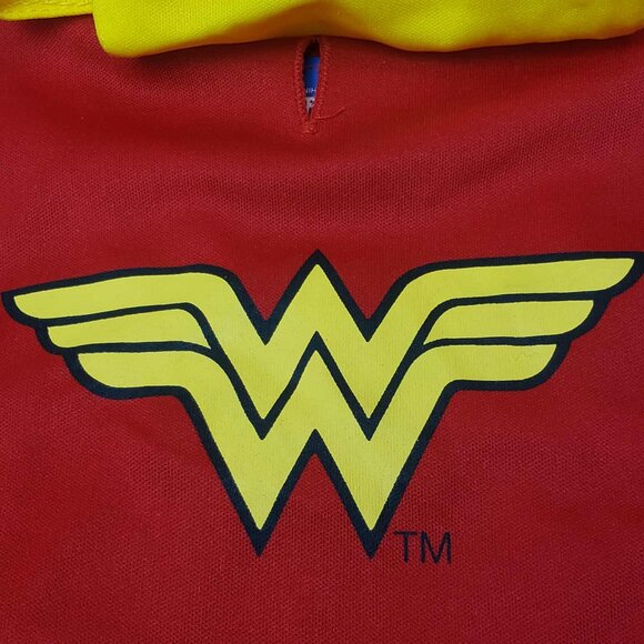 Justice Leage DC Large 🔴 WONDER WOMAN 🔴 Pet Dog Hooded Dress Halloween Costume - Picture 2 of 15